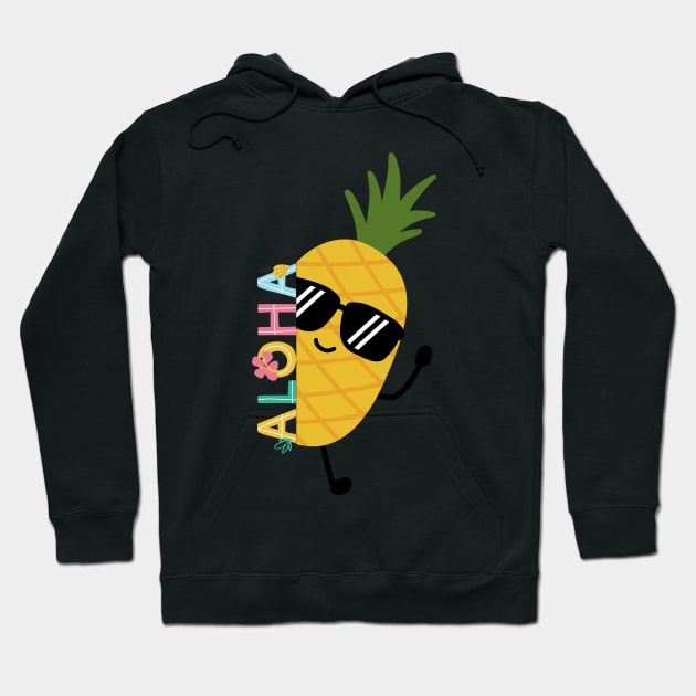 Aloha Pineapple Hoodie by Norse Magic